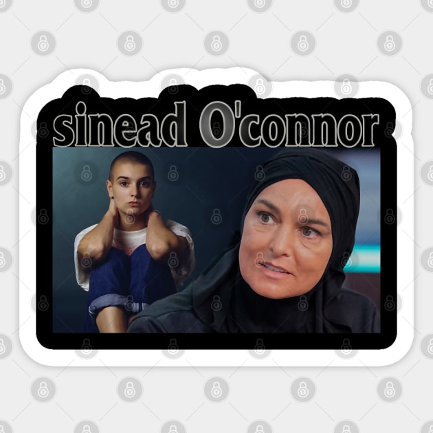 Sinéad Marie Bernadette O'Connor + Magda Davitt Shuhada' Sadaqat (8 December 1966 – 26 July 2023) Sticker by hany moon